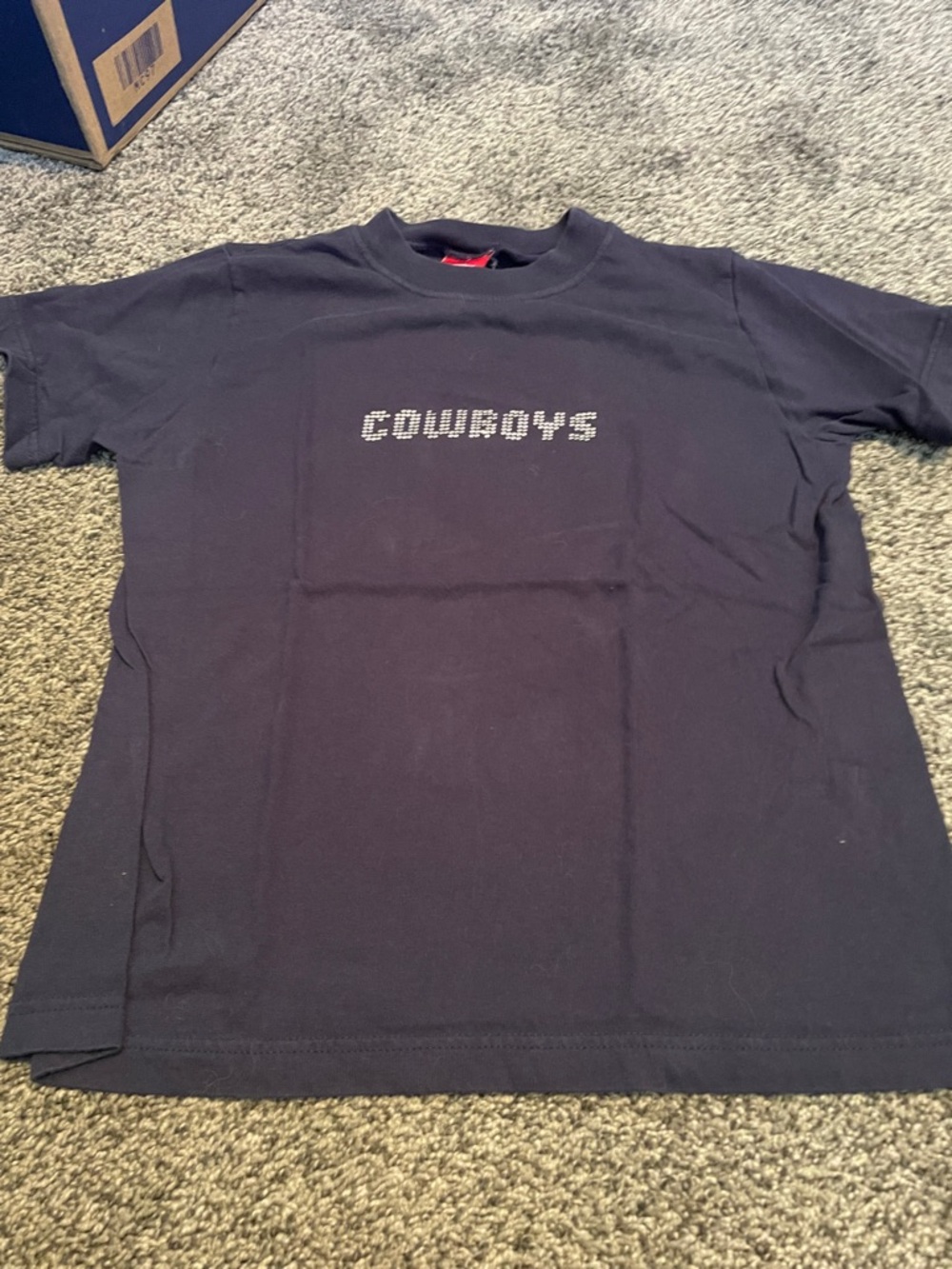Reebok Navy Blue 'Cowboys' Short Sleeve Tee